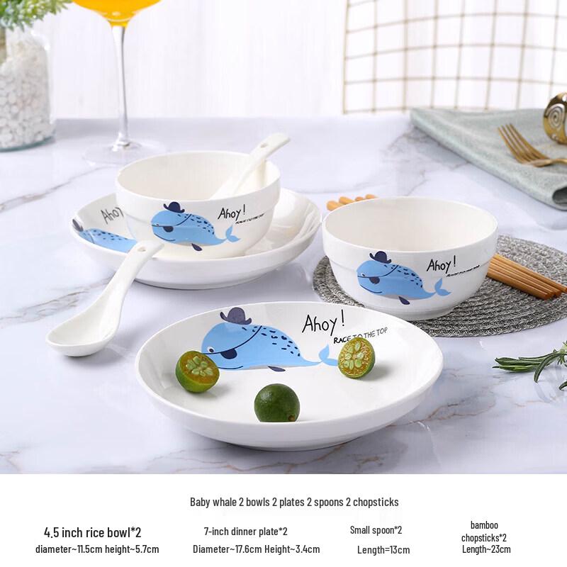 Q&W Cream Style 18-Piece Ceramic Dinnerware Set