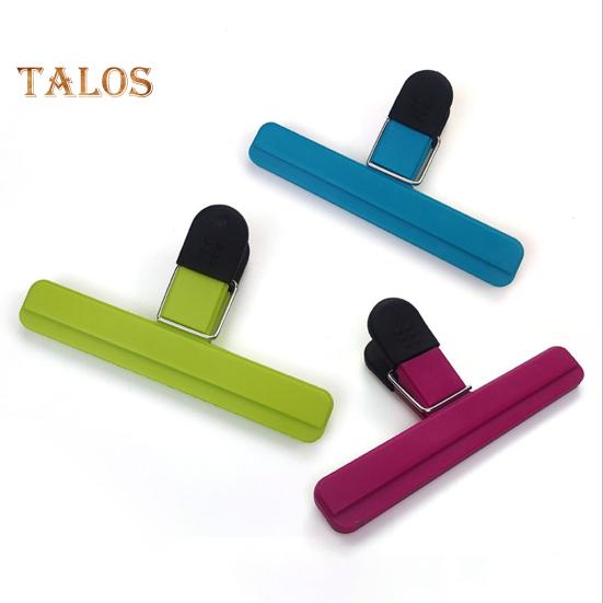 2Pcs Sealing Bag Clip Moistureproof Keep Freshing Easy To Use Useful Office Paper Files Clamp Snack Bag Seal Holder Household Supplies