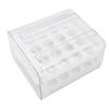 Egg Drawer Double Layer Transparent 32 Lattice Large Capacity Egg Storage Box for Refrigerator