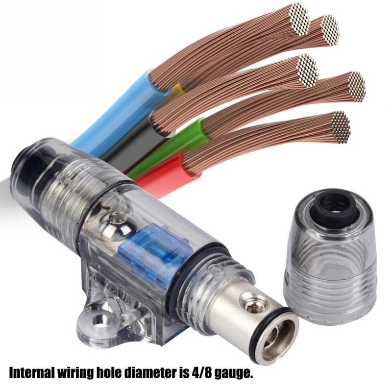 Buy 1 In 1 Out 60A Fuse Distribution Block Car Audio Fuses Holder 4/8