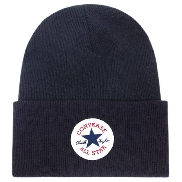 Converse Polyester Beanies Unisex Black 10027240-A02 OS