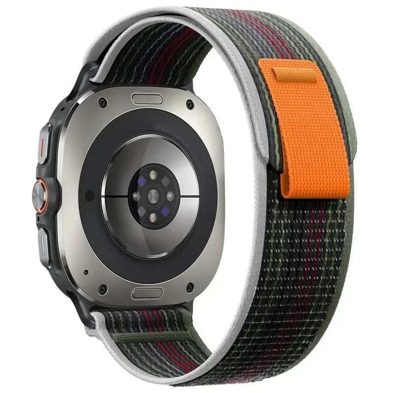 Trail Loop Nylon Strap for Samsung Galaxy Watch Ultra 47mm No Gaps Sports Bracelet Watchband for Samsung Watch Ultra band Correa