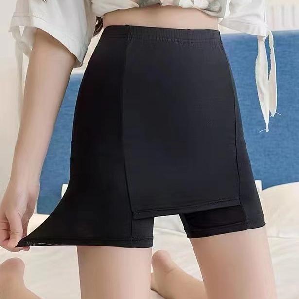 Double-Layer Safety Leggings: Anti-Exposure, No Curling, Hip-Lifting, Abdomen-Tightening, Summer Thin Style