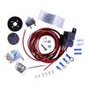 Car Truck Boat SUV Adjustable Electric Radiator Fan Thermostat 3-Pin Control Relay Wire Kit 12V Universal