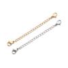 Silver Black Extender /Safety Chain Extender Necklace Bracelet Lobster lock Jewelry Accessories DIY