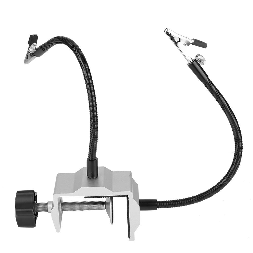 Metal Arm Electric Iron Holder Solder Station Clamp for Soldering PCB
