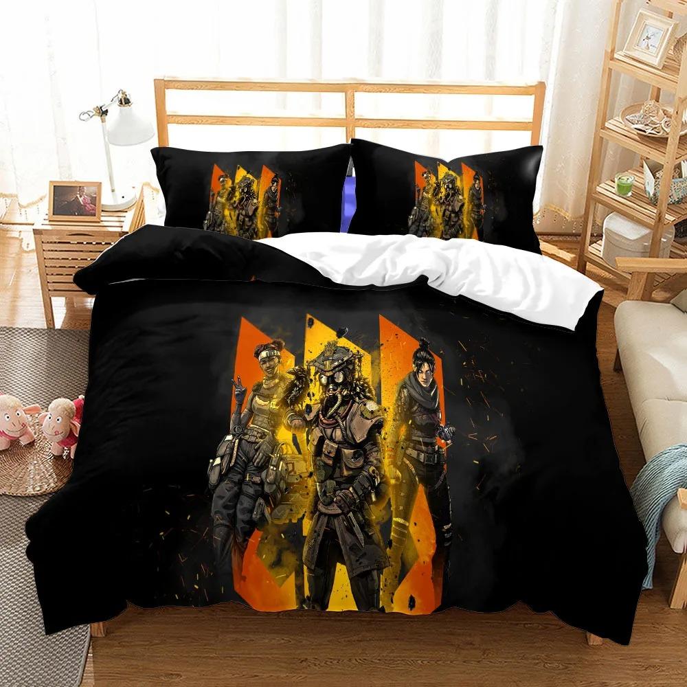 Comforter Game Characters Apex Gamer Apex Bedding Sets For Teenagers & Adults 3D Printed