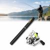 Mini Pocket Fishing Rod Kit 1m Fishing Rod Set Portable Fishing Rod Kit for Saltwater
