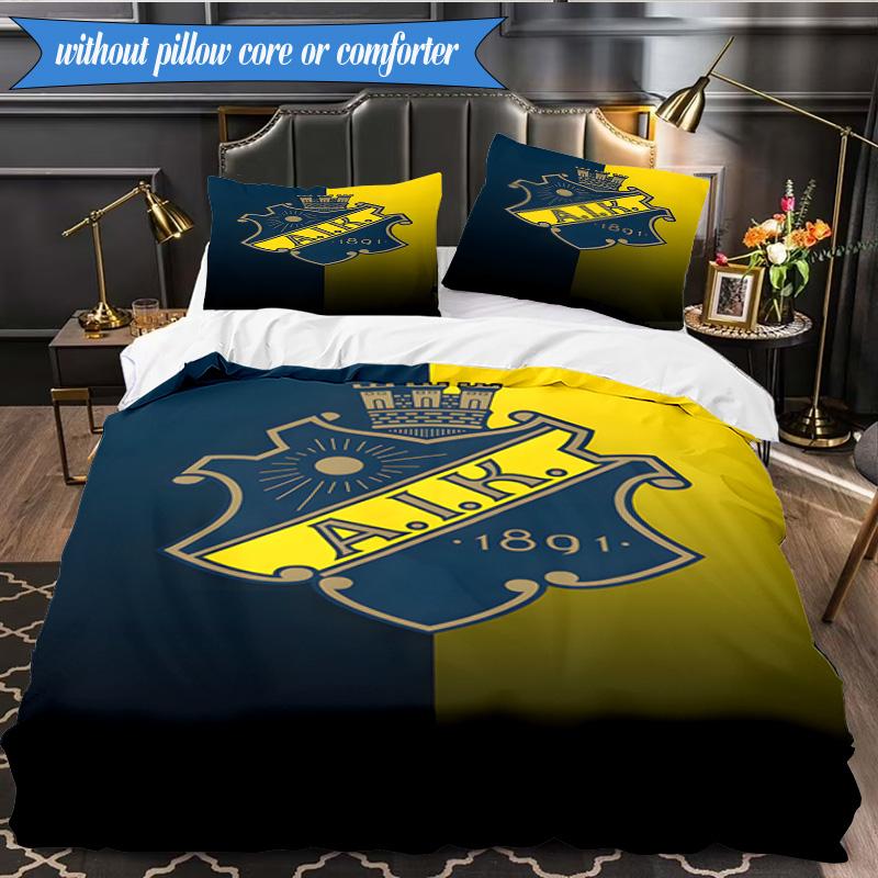 Aik Crest  3pcs Bedding,Including 1pc Duvet Cover And 2pcs Pillowcases Perfect for Christmas,Ideal for Bedroom, Dormitory