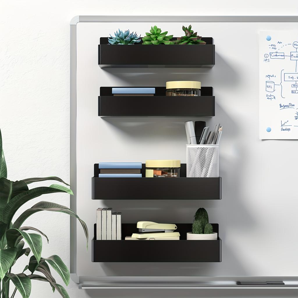 Magnetic Fridge Shelf Organizer Set Of 2 Metal Spice Rack Holder Kitchen Storage For Side Container Basket Washing Produce