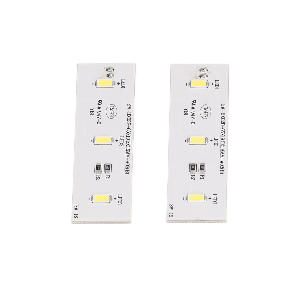 2 Stück Kühlschrank LED Lichtleiste Bar Ersatz Gefrierschrank Kühlschrank Lichtleiste Bar Reparaturteil für SW BX02B DC 12V