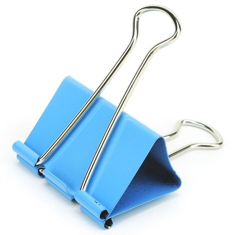 Deli Colorful Long Tail Clip Ticket Holder Medium 8554es Binder Clip Folder Exam Ticket Clips Binder Clip Iron Clip