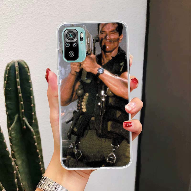Arnold Schwarzenegger Terminator For Xiaomi Poco X6 X3 Nfc X5 X4 F6 F5 Pro Phone Case F4 Gt F3 F2 F1 M5S M4 M3 M2 5G Fundas Coqu