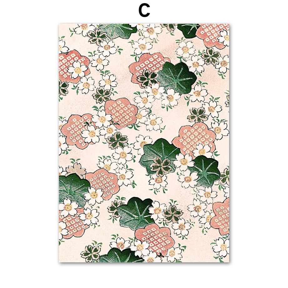 Hokusai Ohara Koson Japanese Art Poster Vintage Guest Room Home Bar Cafe Living Room Home Decoration Print Wall Poster Pictures