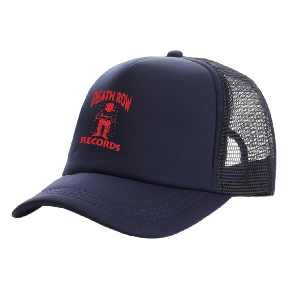 Death Row Records Trucker Caps Unisex Cool  Baseball Caps Summer Mesh Net Snapback Hats MZ