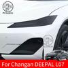 For DEEPAL L07 2024 2025 TPU Blackened Headlight Taillight Foglight Protective Film Car Modification Color Changing Film