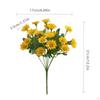 10 Bundles Flower Artificial Flowers Centerpiece Decorative Fake Plants Faux for Garden Party
