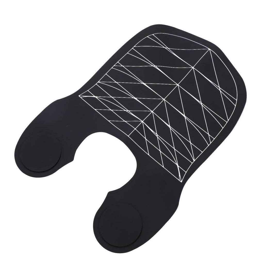 Salon Haarschneidekragen Haarfärbekragen Friseursalon Stylist Schnittumhang für Salon Friseur Haarefärben Schwarz