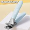 Toe Nail Clippers Stainless Steel Wide Jaw Opening Nail Clippers Toenail Clippers Heavy Duty Angled Head Anti-Splash Nail Tools