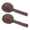Wooden Coffee Scoop Elegant Wooden Spoon Coffee Accessories Walnut Teaspoon  Coffee Brewing