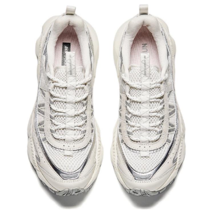 Anta Shock Absorbing Non-Slip Durable Low-Top Casual Shoes Women sneaker White 122428802A-3