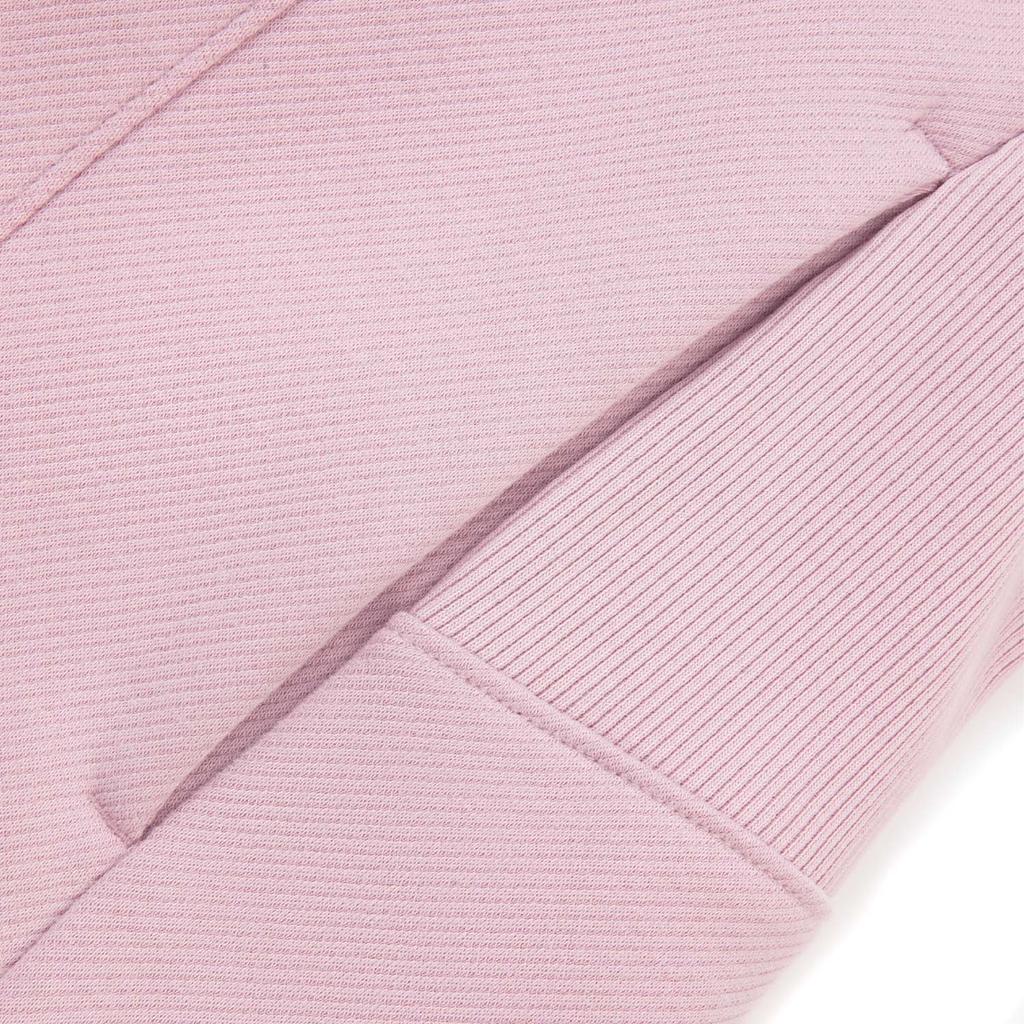 Li Ning Fitness Series Fleece Lined Warm Lock Temperature Dry Loose Stand Collar Sweatshirt Women Sweatshirt AWDV946-5