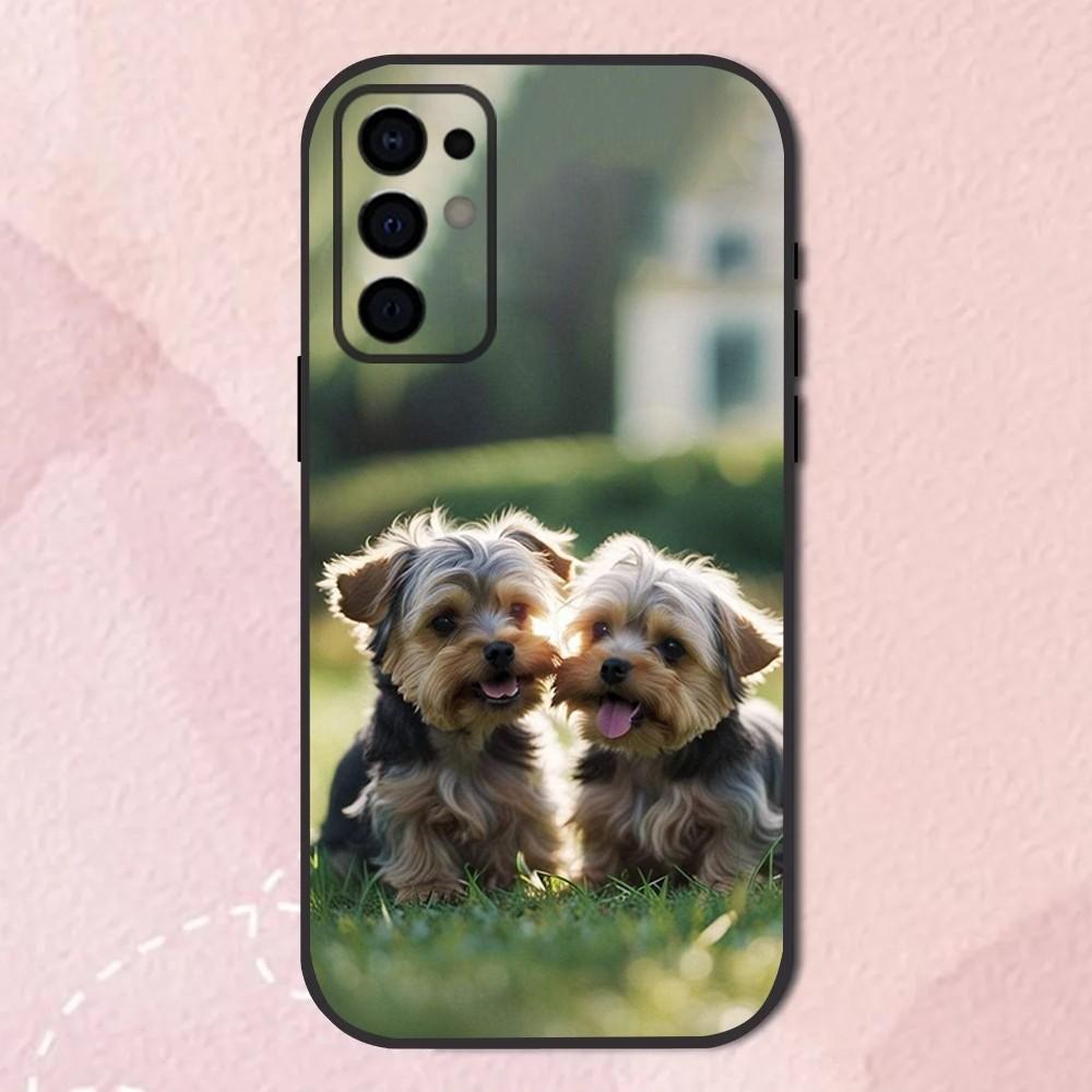 Yorkshire Terrier HUND Süße Handyhülle Für Samsung S24,S21,S22,S23,S30,Ultra,S20,Plus,Fe,Lite,Note,10,9,5G Schwarzes Weiches Gehäuse