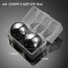 38/55MM Stainless Steel Ice Balls Reusable Round Metal Cooling Cubes Food Safe for Home Bar  Drinks