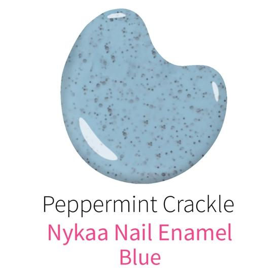 Nykaa Peppermint Crackle Nail Enamel (9ml) - Green, Crackle Finish