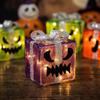 Halloween Pumpkin Gift Bags Combo, Light Up Glowing Funny Party Decoration Set for or