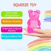 Squishy Gummy Bear Squeeze Toy - Stress Relief Fidget Sensory Toys, Soft Slow-Rebound Squishies for Anxiety, Hand Therapy