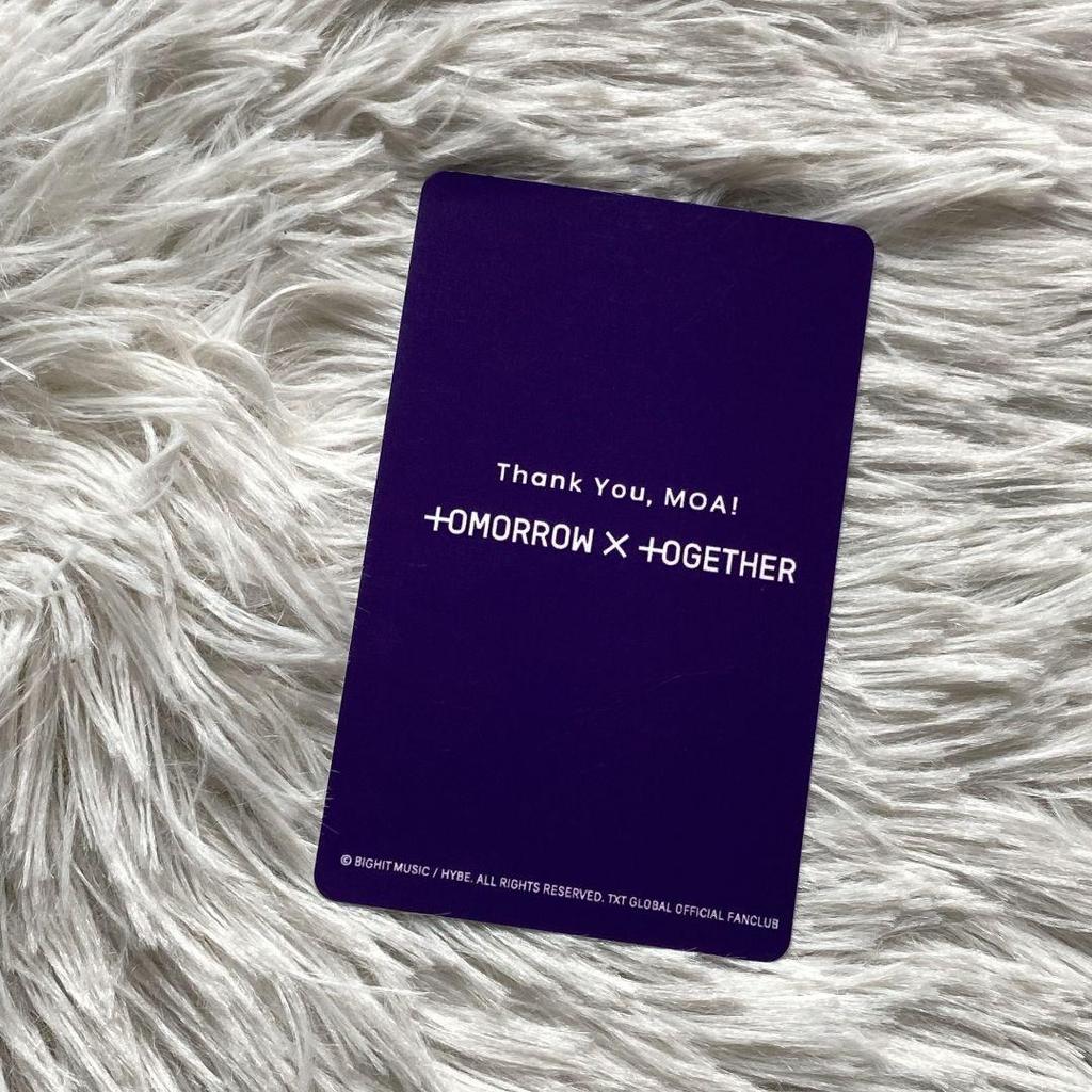 [USED] TXT Taehyung MOA FC Membership 2024 Trading Card