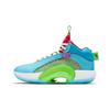 Jayson Tatum x Air 35 PF GS Greatest Gift Kinder-Sneaker Blau Blau-Fury Green-Spark DJ9884-400