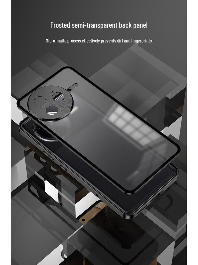 Kompatibel mit Xiaomi Poco F7 Ultra & F7 Pro: Mattiertes Pop-Up Zwei-in-Eins Schutz-Handyhülle