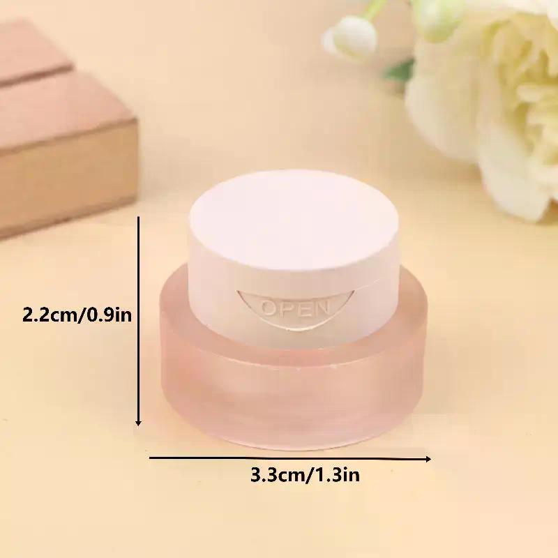 1/2Pcs 3g Empty Nail Jar Box, DIY UV Solid Gel Nail Polish Manicure Container