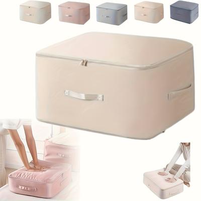 1pc Space-Saving Vacuum Compression Storage Bag Bag | Reinforced Nylon Self-Compressing for Clothes/Bedding Storage