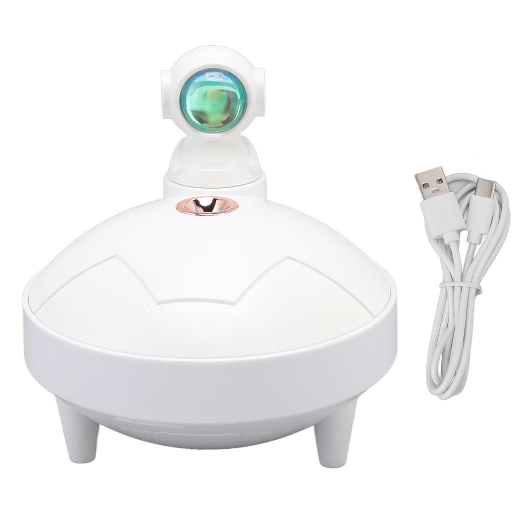 Sunset Light Humidifier 290ml 4H Timing Adjustable Angle USB Charging Desktop Astronaut Humidifier