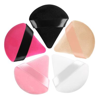Triangle Velvet Powder Puff Make Up Sponges for Face Eyes Contouring Shadow Seal Cosmetic Foundation Makeup Tool