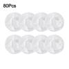 80Pcs Disposable Luggage Wheels Protector Anti-slip Wear-resistant Suitcase Wheels Protection Cover Elastic Reduce Noise