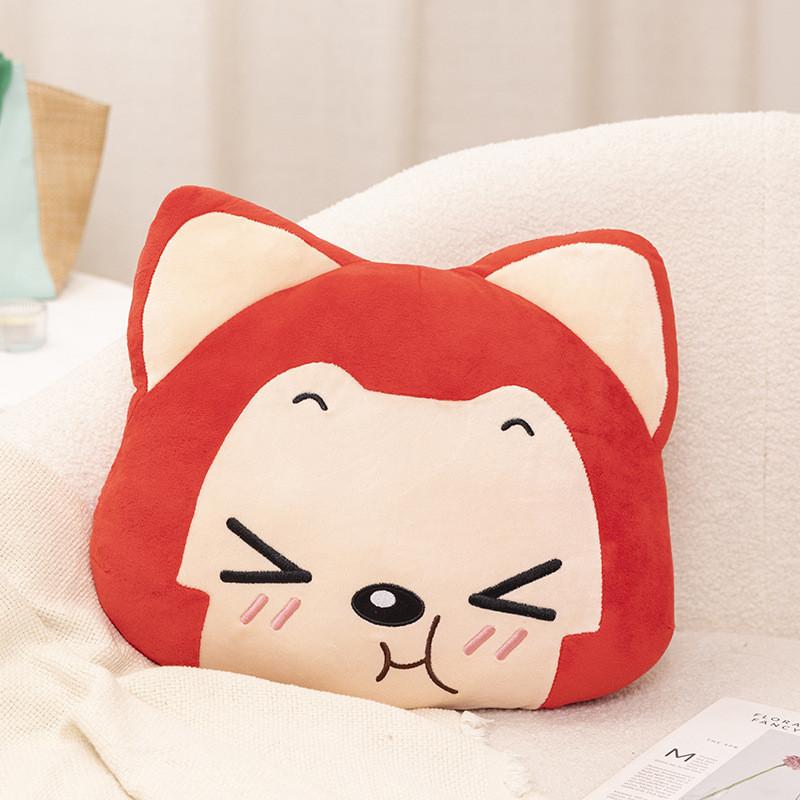 Fox The Ali Plush Pillow Hand Warmer Slippers Cartoon Toy Doll Decoration Gift