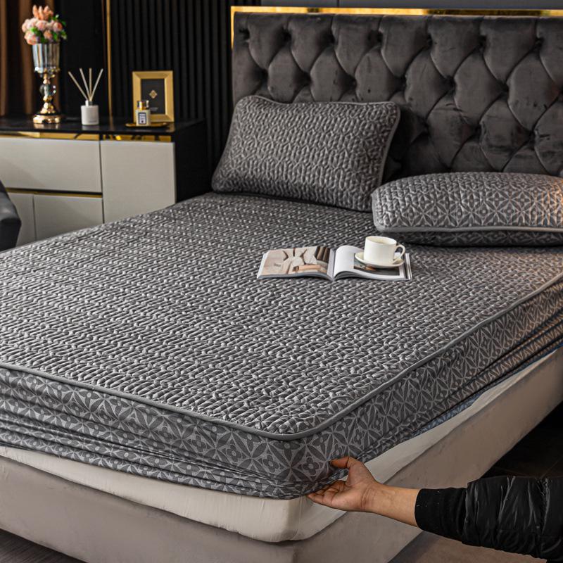 

Водонепроницаемая стеганая простыня на резинке и протектор матраса - Нескользящий, всеобъемлющий цельный чехол 180*200cm, 1.04kg