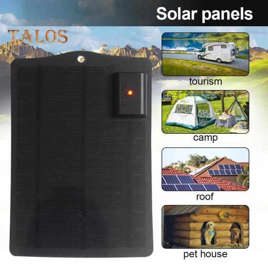 მზის პანელების დამტენი მაღალი ეფექტურობის USB გამომავალი წყალგაუმტარი სწრაფი დამუხტვა საიმედო მრავალფუნქციური მრავალმოწყობილობის დამტენი Power Bank