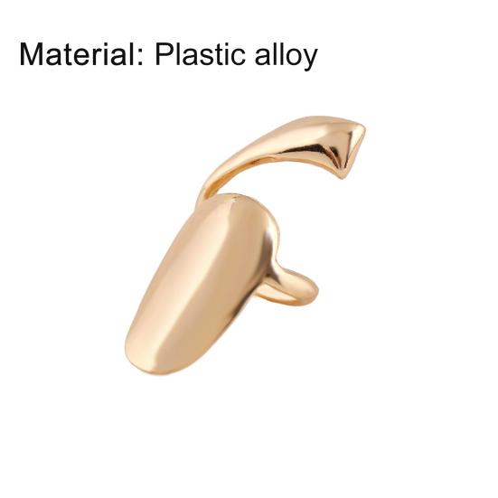 1Pc Luxury Nail Extension Band Fingertip Nail Ring Jewelry Accessory