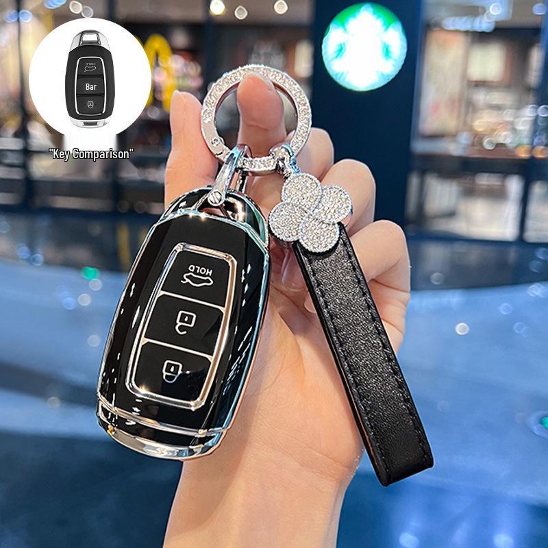 Modern ix35, Elantra ix25 Key Case: Compact Car Shell Buckle for Elantra, Lingdong, Mingtu, Langdong & Verna Models