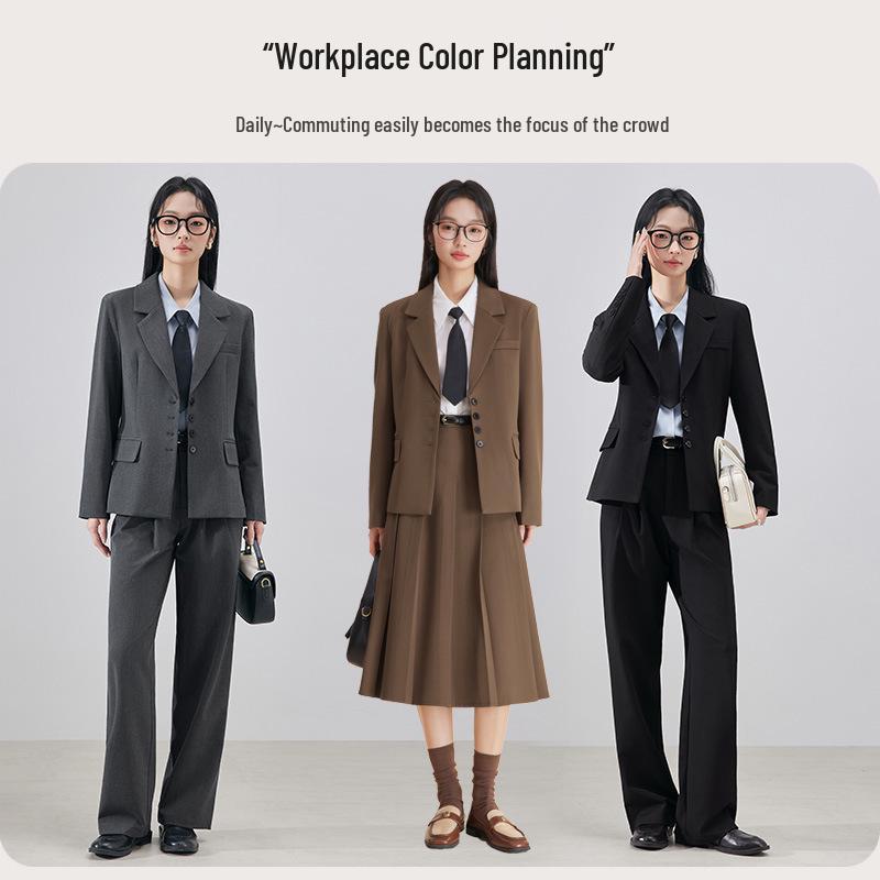 

Plus Size Women s Black Blazer Suit for College Interviews 2025 XXL