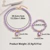 Fashion OL style women's pearl necklace bracelet set, niche gem-set design pendant collarbone chain women