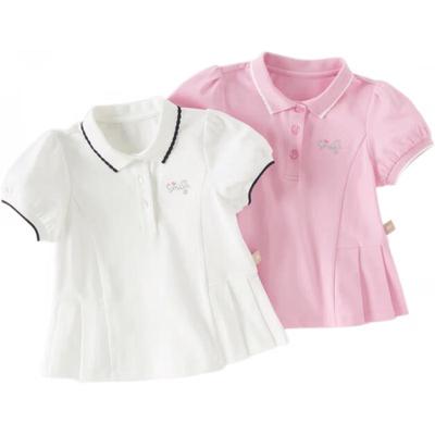 DAVE & BELLA Girls' Short-Sleeve Polo Shirt