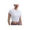 Sportswear Swoosh Chill Knit Skin-Friendly Fashion Versatile Simple Short Sleeve Regular T-Shirt Women Tops White HF9539-100