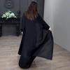 2025 Autumn Loose Casual Long Coat Dress Set for Elegant Comfort