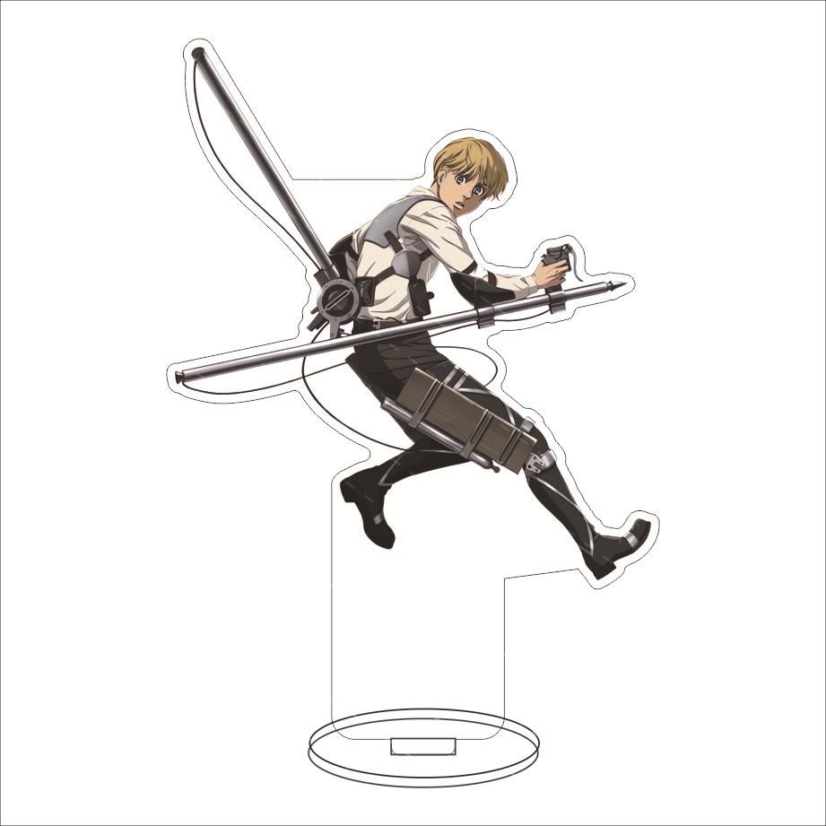 Attack On Titan Anime Big Stand Decoration - Eren Mikasa Armin Kiss Reiner Anikon Nyc